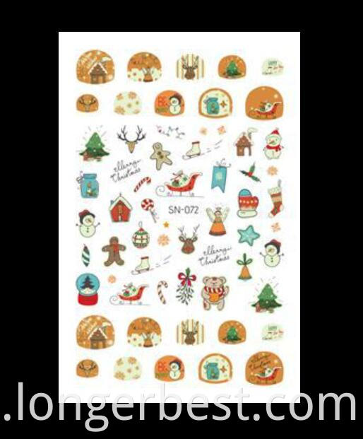 Xmas 3d Nail Sticker072 Jpg